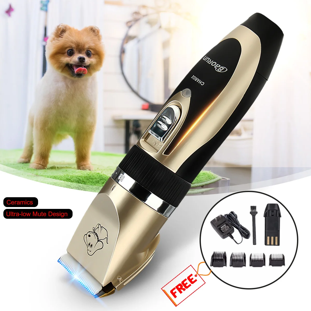 Electrical Pet Dog Hair Trimmers Professional Clippers Grooming Tool Cat Shavers Hair Cutter Rechargeable Dog Haircut Machine
Electrical Pet Dog Hair Trimmers Professional Clippers Grooming Tool Cat Shavers Hair Cutter Rechargeable Dog Haircut Machine