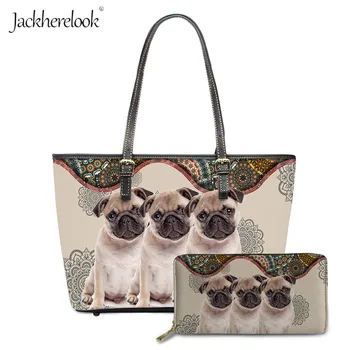 Jackherelook Boho Cute Puppies Pattern Female Large Capacity Shoulder Bags PU Leather 2pcs Luxury Handle Bags&Purse Bolsas
Jackherelook Boho Cute Puppies Pattern Female Large Capacity Shoulder Bags PU Leather 2pcs Luxury Handle Bags&Purse Bolsas