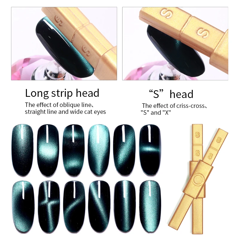 1 PC Magnetic Stick Cat Eye Gel Multi-function Gold Color Magnet Stick for Cat Eye UV Gel Polish Nail Art DIY Design Tools
1 PC Magnetic Stick Cat Eye Gel Multi-function Gold Color Magnet Stick for Cat Eye UV Gel Polish Nail Art DIY Design Tools
