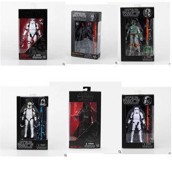 17cm Star Wars Figure Model The Black Series Boba Kylo Phasma Darth Maul Darth Vader Action Figures Toys Fans Collection Gift
17cm Star Wars Figure Model The Black Series Boba Kylo Phasma Darth Maul Darth Vader Action Figures Toys Fans Collection Gift