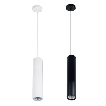 2 Pcs Modern Cafe Chandeliers Positive White Led Restaurant COB Spotlights Long Tube Hanging Lamp White & Black
2 Pcs Modern Cafe Chandeliers Positive White Led Restaurant COB Spotlights Long Tube Hanging Lamp White & Black