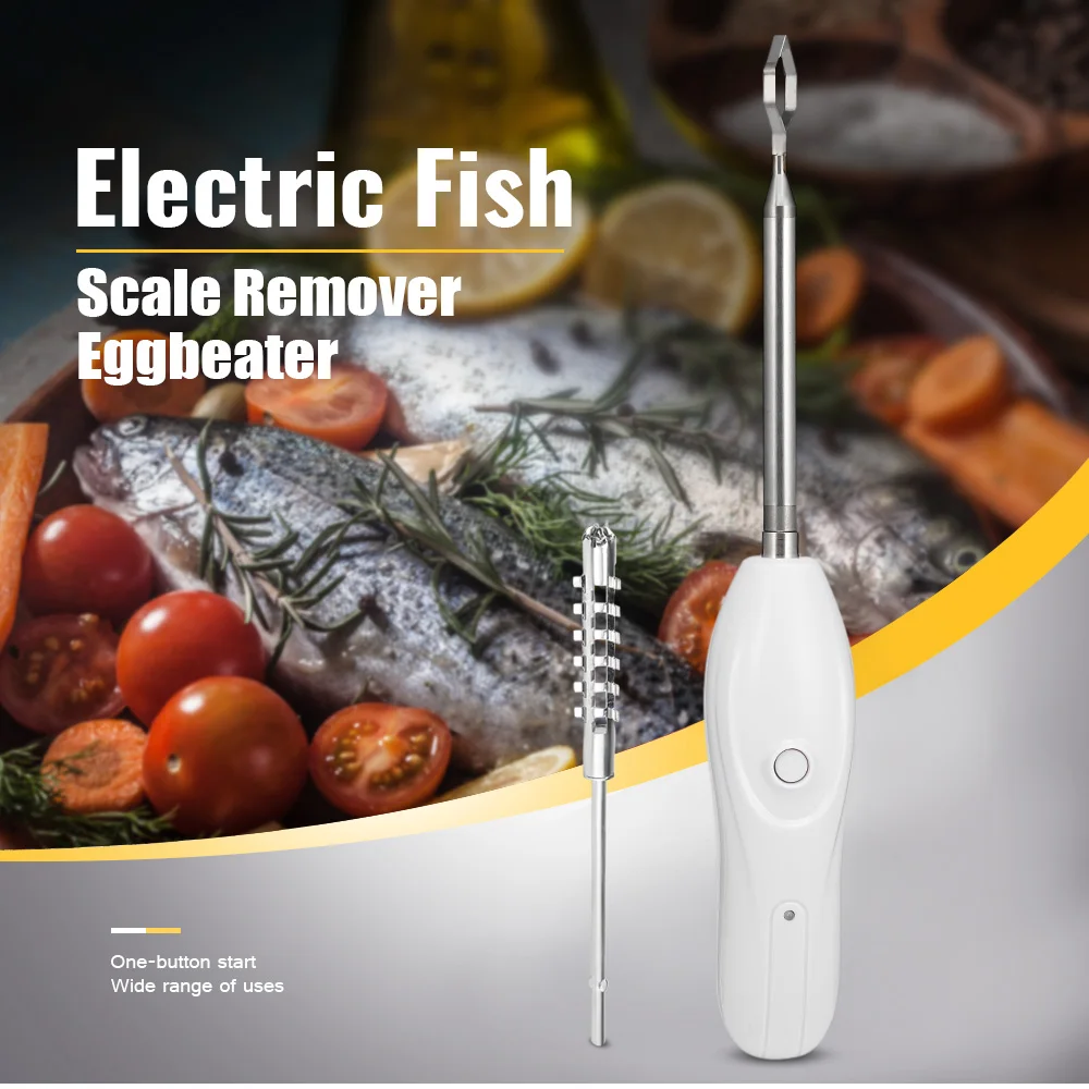 Kitchen Electric Scraping Fish Scale Remover Eggbeater Vegetable Fruit Corer Core Digger USB Rechargeable Egg Mixer #3
Kitchen Electric Scraping Fish Scale Remover Eggbeater Vegetable Fruit Corer Core Digger USB Rechargeable Egg Mixer #3
