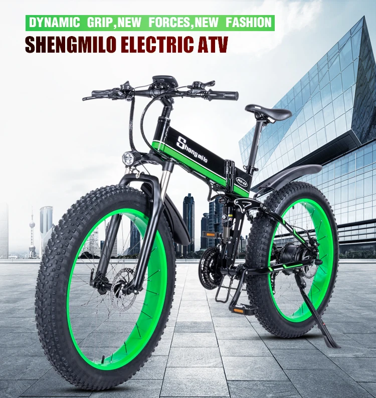 Clearance Electric bicycle 1000W Electric Beach Bike 4.0 Fat Tire Electric Bike  48V Mens Mountain Bike Snow E-bike 26inch Bicycle 8