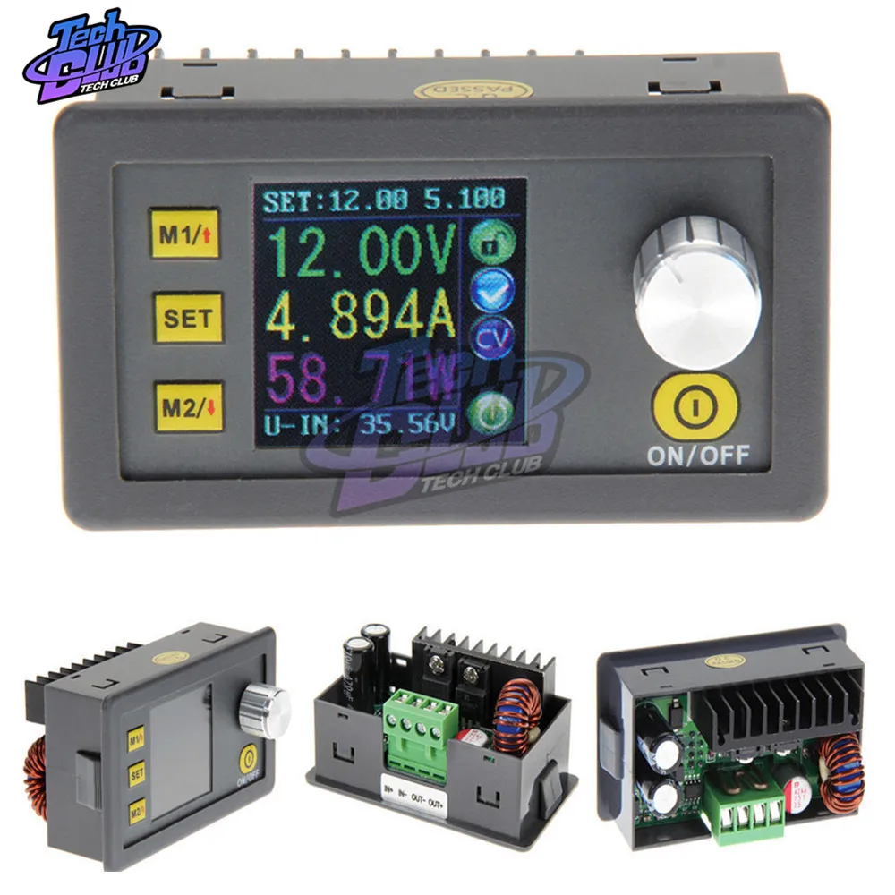 DP50V5A DPS3003 Constant Voltage Current Step-down Programmable Power Supply Module Color LCD DP30V5A DP20V2A Buck Converter
DP50V5A DPS3003 Constant Voltage Current Step-down Programmable Power Supply Module Color LCD DP30V5A DP20V2A Buck Converter
