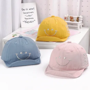 Baby hats 2020 spring and autumn new Korean solid color smiley soft along cap simple baby hat sun protection leisure sun hat cap
Baby hats 2020 spring and autumn new Korean solid color smiley soft along cap simple baby hat sun protection leisure sun hat cap