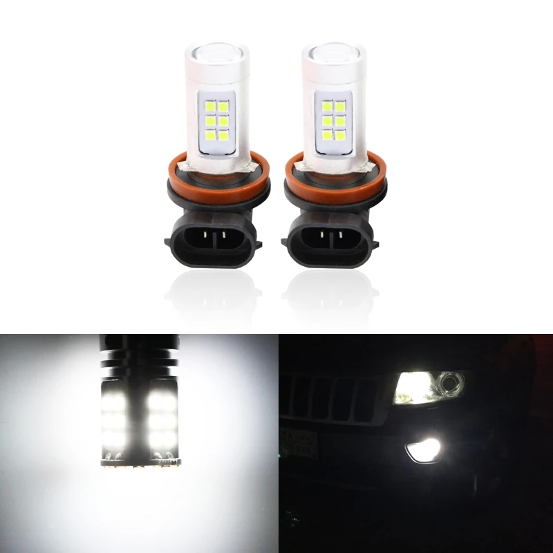 2x Led Driving Fog Light Bulbs CAN-bus Reflector Mirror Design For Jeep Grand Cherokee 2014-2019 Auto DRL Light Bulbs
2x Led Driving Fog Light Bulbs CAN-bus Reflector Mirror Design For Jeep Grand Cherokee 2014-2019 Auto DRL Light Bulbs