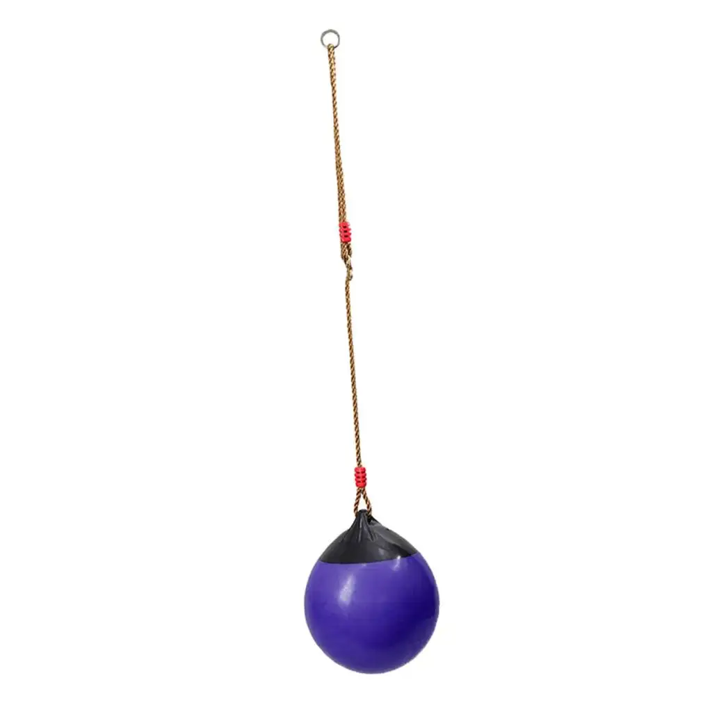 Ball Swing Seat w/ Rope for Kids Adults Balance Gyms Playground Backyard Play Set Ball Swing Seat w/ Rope for Kids Adults Balance Gyms Playground Backyard Play Set