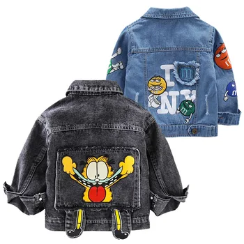 Baby Boys Garfield Denim Jacket 2020 Spring Autumn Jackets Kids Cartoon Outerwear Coats For Boys Clothes Children Jacket 2-7 Yrs
Baby Boys Garfield Denim Jacket 2020 Spring Autumn Jackets Kids Cartoon Outerwear Coats For Boys Clothes Children Jacket 2-7 Yrs