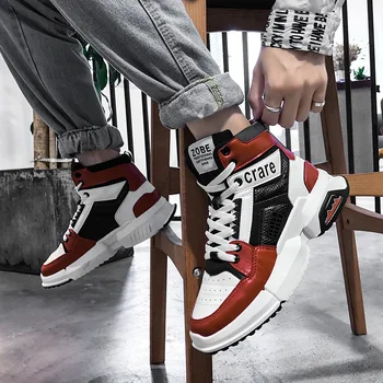 M- The latest autumn high-top shoes casual trend wild hip-hop street personality explosion models lace up comfortable men's shoe
M- The latest autumn high-top shoes casual trend wild hip-hop street personality explosion models lace up comfortable men's shoe