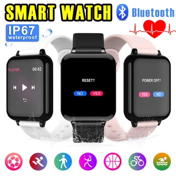 B57 Touch Screen Waterproof Smart Bracelet Heart Rate Blood Pressure Oximetry Step Reminder Remote Control Music Multi-Language
B57 Touch Screen Waterproof Smart Bracelet Heart Rate Blood Pressure Oximetry Step Reminder Remote Control Music Multi-Language