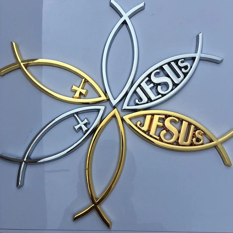 Car-styling 5/10/20pcs Small Fish Cross Jesus Symbol 3D ABS Plastic For Universal Emblem Decal Christian Decorative Car Stickers
Car-styling 5/10/20pcs Small Fish Cross Jesus Symbol 3D ABS Plastic For Universal Emblem Decal Christian Decorative Car Stickers