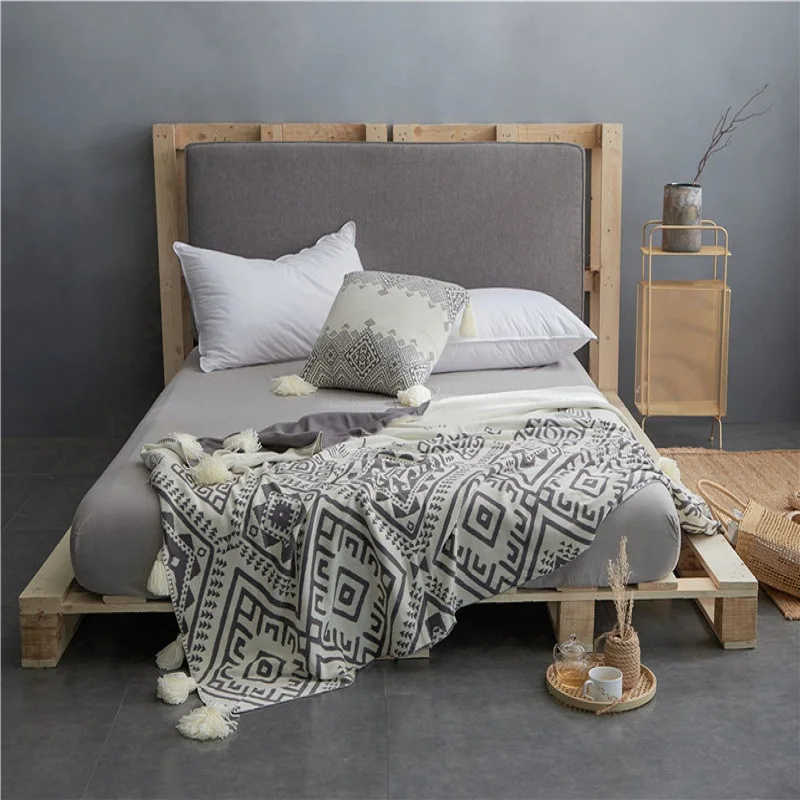 Thread Blanket with Tassel Solid Grey Throw Blanket for Bed Sofa Home Textile Fashion Cape 130x180cm Knitted Carpet
Thread Blanket with Tassel Solid Grey Throw Blanket for Bed Sofa Home Textile Fashion Cape 130x180cm Knitted Carpet