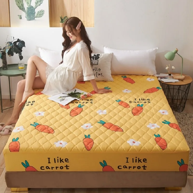 Waterproof Elastic Fitted Sheet Brushed fabric Bed Linen Solid Home Cartoons Bed Sheet Mattress Cover Double Couple Bedding new
Waterproof Elastic Fitted Sheet Brushed fabric Bed Linen Solid Home Cartoons Bed Sheet Mattress Cover Double Couple Bedding new