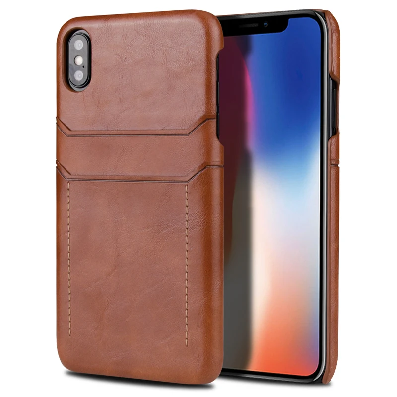Для iPhone XS XR чехол для телефона 8 масло воск кожа Ретро Карта кожаный тонкий бизнес