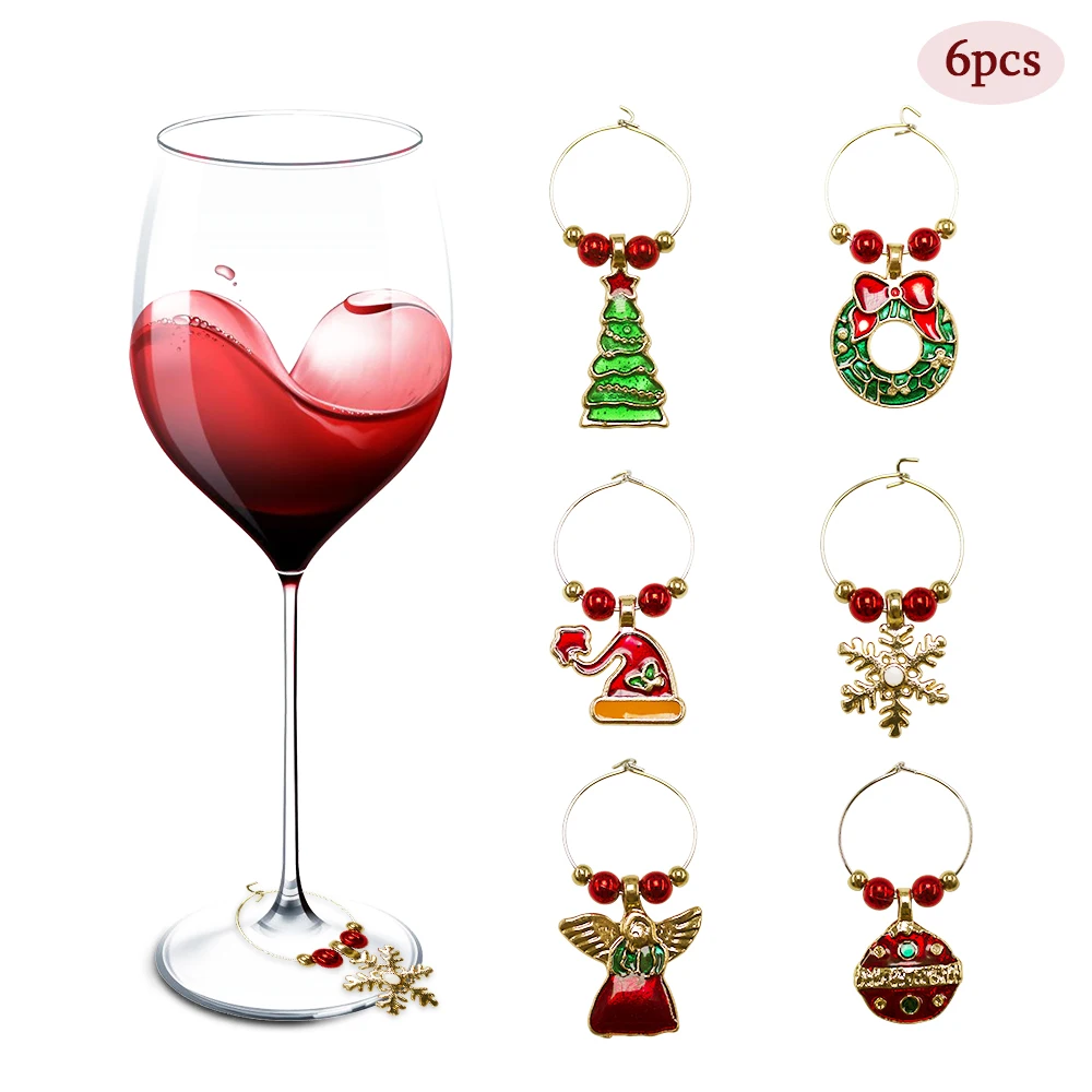 AIR&TREE-C 1Set/6PCs Christmas Glass Charms Holiday Wine Charms Tags Goblet Ring Charms Drink Markers for Party Gathering,Favors
AIR&TREE-C 1Set/6PCs Christmas Glass Charms Holiday Wine Charms Tags Goblet Ring Charms Drink Markers for Party Gathering,Favors