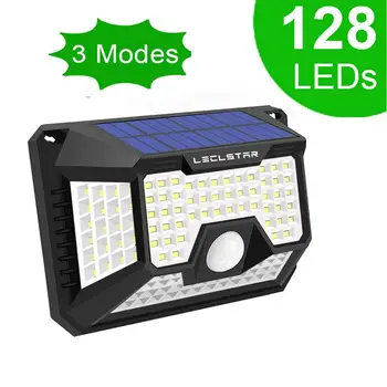 128 LED 3 Modes Garden Solar Lamp Wall Lights Motion Sensor Solar Led Light Outdoor Spotlights Waterproof for Street Decoration
128 LED 3 Modes Garden Solar Lamp Wall Lights Motion Sensor Solar Led Light Outdoor Spotlights Waterproof for Street Decoration