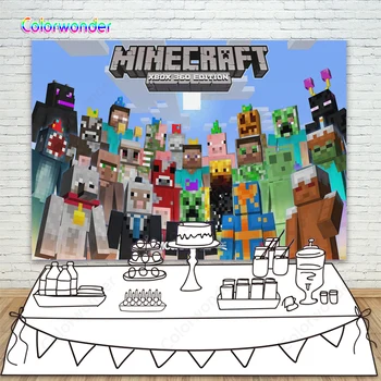 Photo Backgrounds Pixel Miner Craft Xbox Photography Backdrop Kids Play Game Themed Birthday Party Decorations Banner Photocall
Photo Backgrounds Pixel Miner Craft Xbox Photography Backdrop Kids Play Game Themed Birthday Party Decorations Banner Photocall
