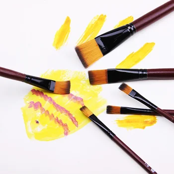 6Pcs / Set New Nylon Watercolor Pen Oil Brush Different Size Artist Hair Paint Brush Acrylic Oil Brush Painting Art Supplies New
6Pcs / Set New Nylon Watercolor Pen Oil Brush Different Size Artist Hair Paint Brush Acrylic Oil Brush Painting Art Supplies New