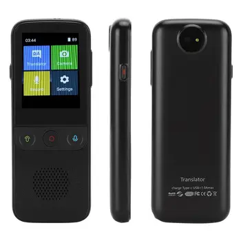 T10 PRO ABS Black Smart Voice Translator 1500mAh Battery Capacity WIFI Artificial Intelligence Smart Translator
T10 PRO ABS Black Smart Voice Translator 1500mAh Battery Capacity WIFI Artificial Intelligence Smart Translator