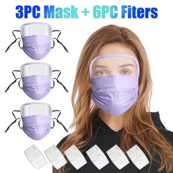 6PCS Adult face maks Washable Reusable Windproof Mouth Cover mascarillas With Protective Goggles Replaceable Maska Maschera
6PCS Adult face maks Washable Reusable Windproof Mouth Cover mascarillas With Protective Goggles Replaceable Maska Maschera