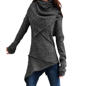 Vintage Knitwear Turtleneck Sweaters Women Autumn Winter Long Sleeve Jumpers Fashion Irregular Cut Casual Slim Pullover
Vintage Knitwear Turtleneck Sweaters Women Autumn Winter Long Sleeve Jumpers Fashion Irregular Cut Casual Slim Pullover