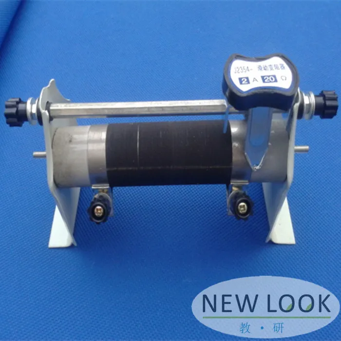 Sliding rheostat 20 ohm 2A adjustable resistance slide wire electrical physical experimental equipment |
