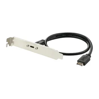50CM Usb 3.1 Front Panel Header Type-E To Usb-C Type C Female Connector Extension Wire Cable With Panel Mount Screw
50CM Usb 3.1 Front Panel Header Type-E To Usb-C Type C Female Connector Extension Wire Cable With Panel Mount Screw