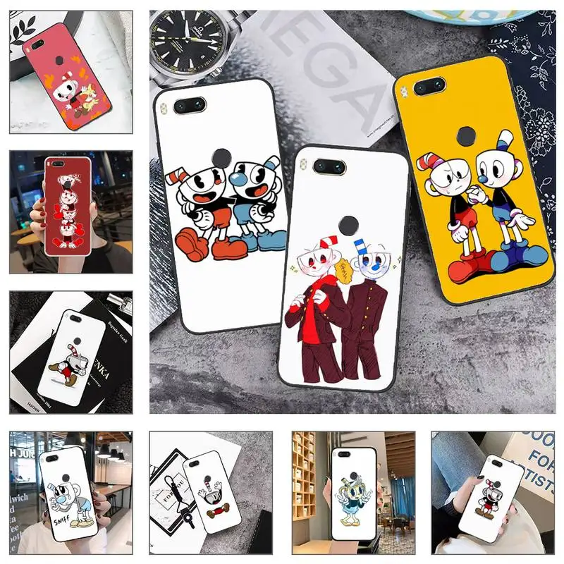Мультяшный милый чехол для телефона с принтом Cuphead Xiaomi Mi Redmi Note 8T 9T 9S 9A 10 7 8 9 Lite pro |