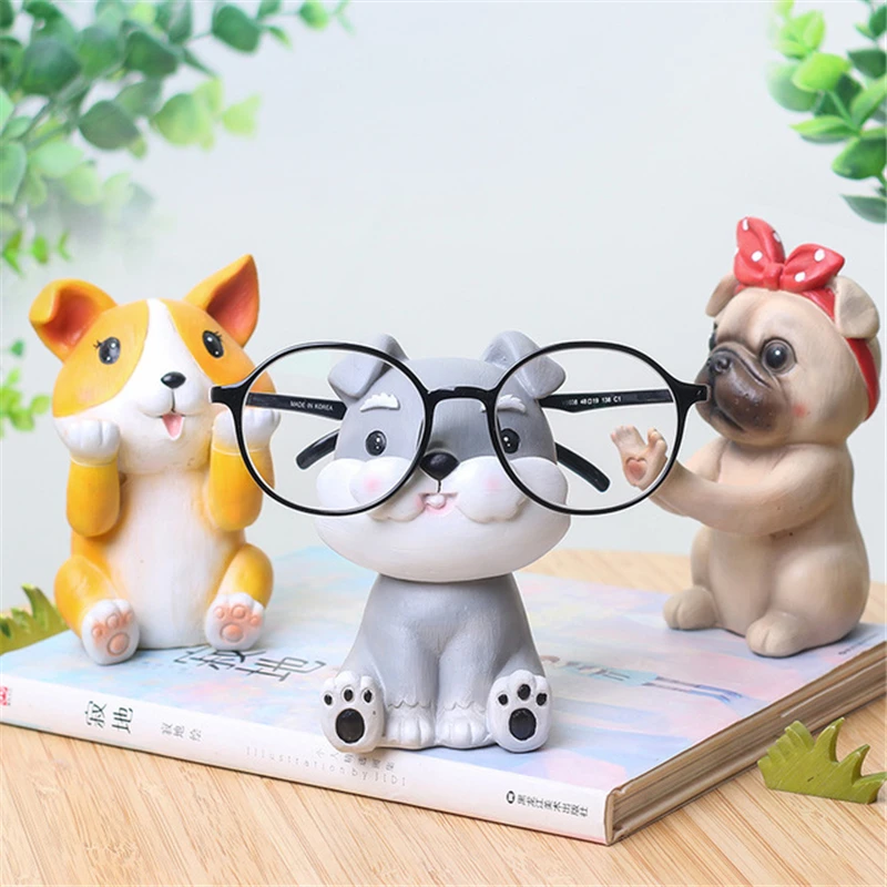 Cartoon Resin Dog Glasses Holder Lovely Cute Figurines Toy Punny Glasses Frame Ornaments Dog Car Home Decoration Birthday Gifts
Cartoon Resin Dog Glasses Holder Lovely Cute Figurines Toy Punny Glasses Frame Ornaments Dog Car Home Decoration Birthday Gifts