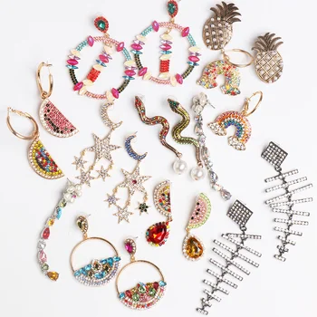 JURAN Multicolored Bling Crystal Drop Earrings Women Girls Colorful Rhinestone Dangle Earrings Bridal Party Jewelry Wholesale
JURAN Multicolored Bling Crystal Drop Earrings Women Girls Colorful Rhinestone Dangle Earrings Bridal Party Jewelry Wholesale
