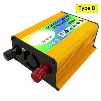 3000W 12V to 220V/110V Car Power Inverter Converter Charger Adapter Dual USB Voltage Transformer Modified Sine Wave
3000W 12V to 220V/110V Car Power Inverter Converter Charger Adapter Dual USB Voltage Transformer Modified Sine Wave