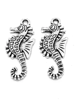 30pcs Seahorse charms pendant 29x12mm antique silver ornament accessories jewelry making DIY base material
30pcs Seahorse charms pendant 29x12mm antique silver ornament accessories jewelry making DIY base material