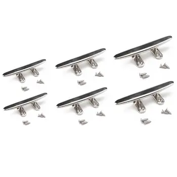 2pcs Stainless Steel Shofar Cable Deck Mooring Cleats Marine Hardware Boat Accessories for Marine Boat Ship Mirror Finish 
2pcs Stainless Steel Shofar Cable Deck Mooring Cleats Marine Hardware Boat Accessories for Marine Boat Ship Mirror Finish