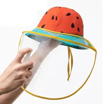Kids Watermelon Anti-Droplet Safety Health Protection Detachable Face Shied Sunproof Bandage Adjustable Bucket Hat Cap
Kids Watermelon Anti-Droplet Safety Health Protection Detachable Face Shied Sunproof Bandage Adjustable Bucket Hat Cap