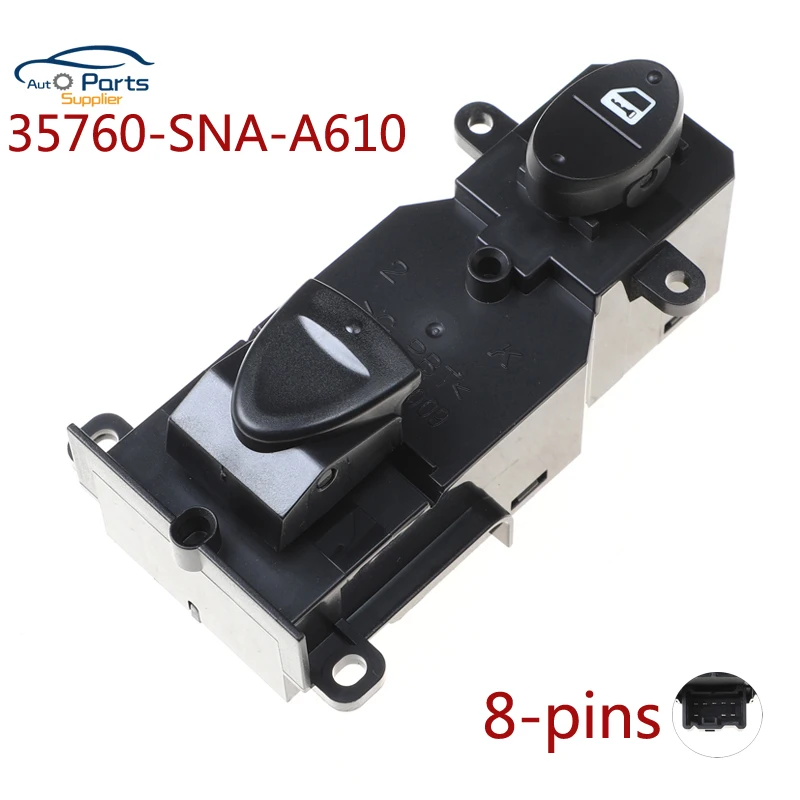 YAOPEI 8-контактный 35760-SNA-A610 35760SNAA61 0 переключатель стеклоподъемника для Honda Civic
YAOPEI 8-контактный 35760-SNA-A610 35760SNAA61 0 переключатель стеклоподъемника для Honda Civic