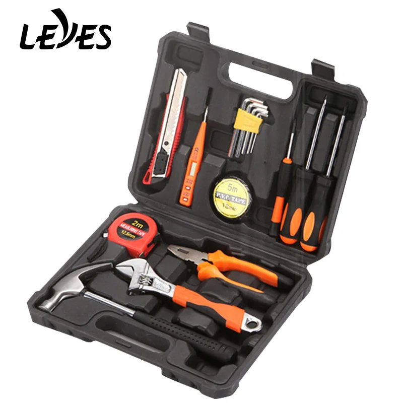 9/16 In 1 Hand Tools Set Cartools for Auto Repair Multitool Precision Screwdriver Pliers Electrician with Plastic Toolbox Hammer
9/16 In 1 Hand Tools Set Cartools for Auto Repair Multitool Precision Screwdriver Pliers Electrician with Plastic Toolbox Hammer