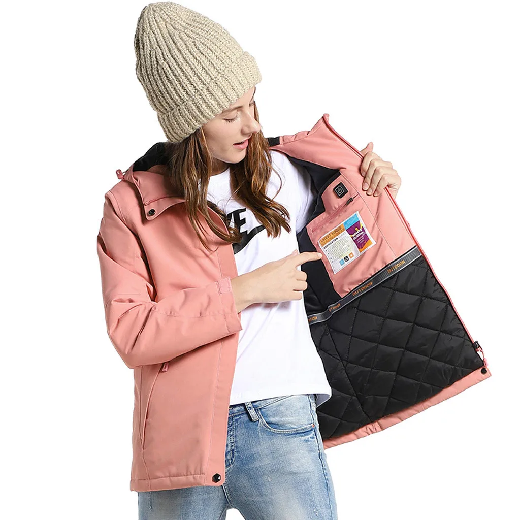 Winter Coat Women 2019 Three-speed Temperature Control Women's Parkas Usb Charging Heating Warm Female Jacket Manteau Femme#H20
Winter Coat Women 2019 Three-speed Temperature Control Women's Parkas Usb Charging Heating Warm Female Jacket Manteau Femme#H20