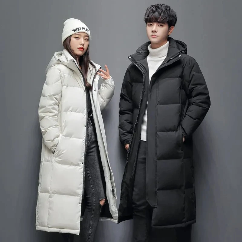 New Winter Down Jacket Women Long White Duck Down Coats Thick Warm Down Parka Coat Female Black Winter Hooded Coat Couple Outfit
New Winter Down Jacket Women Long White Duck Down Coats Thick Warm Down Parka Coat Female Black Winter Hooded Coat Couple Outfit