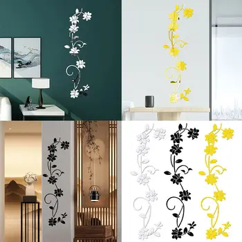 Flower Vine 3D Acrylic Mirror Wall Stickers 3colors Art Acrylic Mirror Decal TV Wall Background Livingroom Wall DIY Decoration
Flower Vine 3D Acrylic Mirror Wall Stickers 3colors Art Acrylic Mirror Decal TV Wall Background Livingroom Wall DIY Decoration