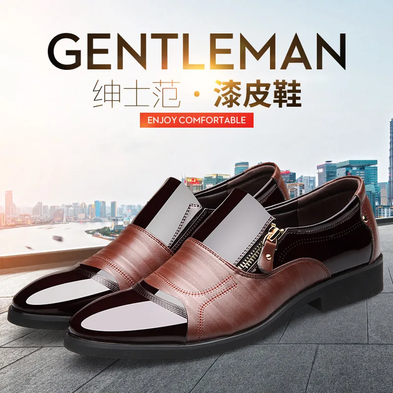 Men Business Leather Shoes Pointed-Toe Formal Wear MEN'S SHOES plus Velvet Large Size Shoes
Men Business Leather Shoes Pointed-Toe Formal Wear MEN'S SHOES plus Velvet Large Size Shoes