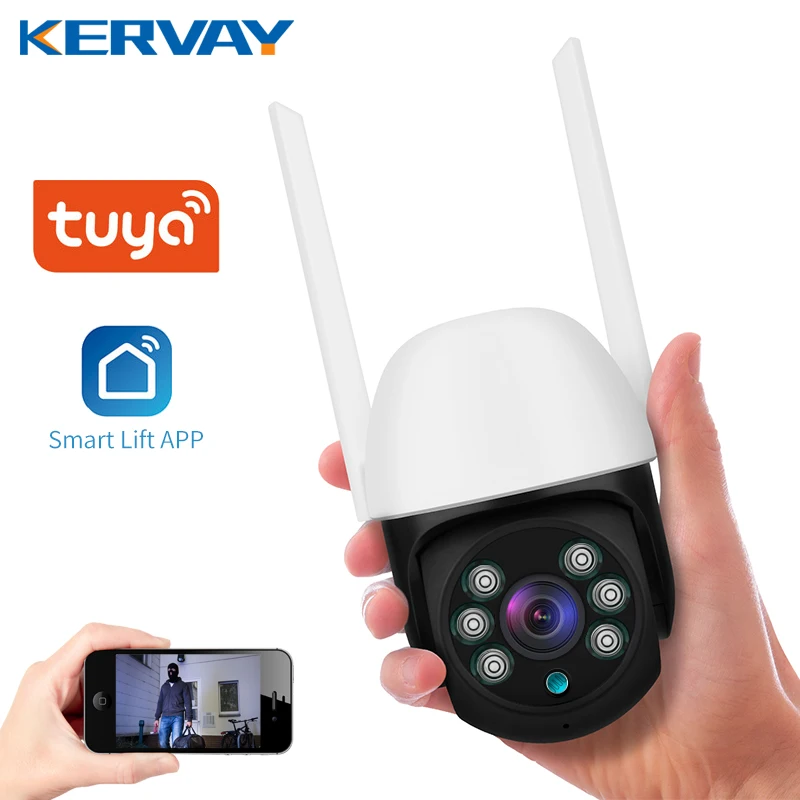 Smart Camera 1080P HD WiFi 2MP CCTV Night Vision Webcam Outdoor IP P2P Video Surveillance Security Monitor for Tuya APP | Безопасность и