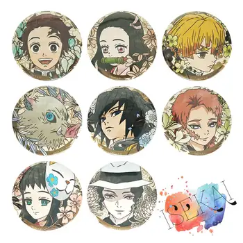 Demon Slayer: Kimetsu no Yaiba Anime Badge Kamado Tanjirou Nezuko Kibutsuji Muzan Kanawo Sabito Metal Badge Brooch Pins
Demon Slayer: Kimetsu no Yaiba Anime Badge Kamado Tanjirou Nezuko Kibutsuji Muzan Kanawo Sabito Metal Badge Brooch Pins