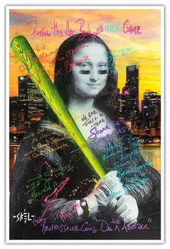 hand painted graffiti popular art Alec Monopoly oil painting Wall art Mona lisa pictures painted for bedroom Home Decor
hand painted graffiti popular art Alec Monopoly oil painting Wall art Mona lisa pictures painted for bedroom Home Decor