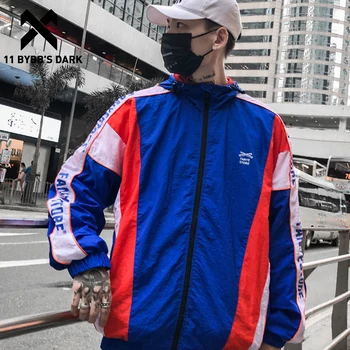 11 BYBB'S DARK Color Block Letter Print Men Hooded Jackets 2019 Fashion Patchwork Casual Cotton Streetwear Harajuku Hip Hop Coat
11 BYBB'S DARK Color Block Letter Print Men Hooded Jackets 2019 Fashion Patchwork Casual Cotton Streetwear Harajuku Hip Hop Coat