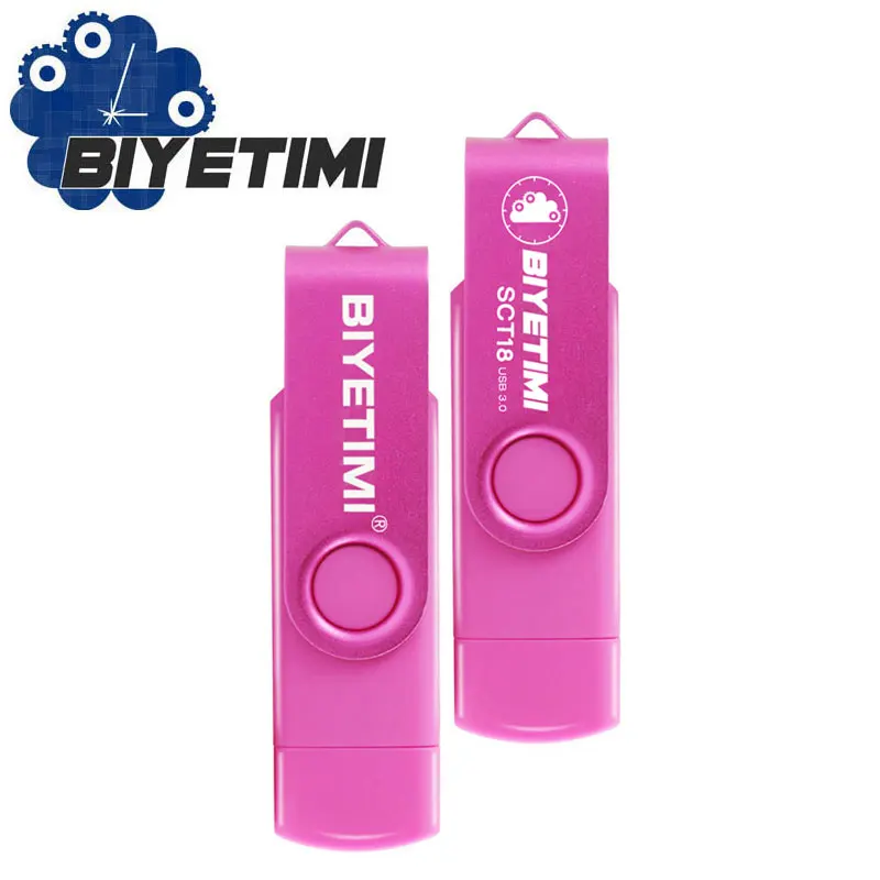 BIYETIMI 3.0 OTG USB flash drive for SmartPhone/PC 64GB 8GB 16GB 32GB High speed Biyetimi Pen drive Nine Fashion Colors
BIYETIMI 3.0 OTG USB flash drive for SmartPhone/PC 64GB 8GB 16GB 32GB High speed Biyetimi Pen drive Nine Fashion Colors