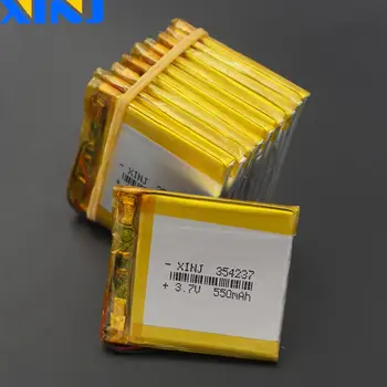 XINJ 10pcs 3.7V 500 mAh lithium polymer battery li po cell 354237 For smart watch MP4 music player DVC Camera driving recorder
XINJ 10pcs 3.7V 500 mAh lithium polymer battery li po cell 354237 For smart watch MP4 music player DVC Camera driving recorder