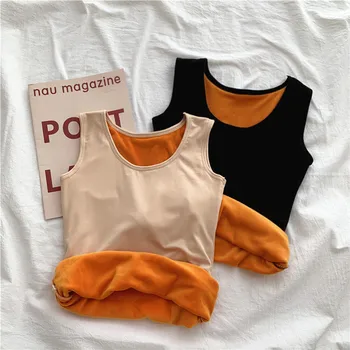 2020 Women Autumn & Winter Warm Vest Women's Thick plus Velvet HEATTECH Women's Wear Tight-Fit Slimming Clothing
2020 Women Autumn & Winter Warm Vest Women's Thick plus Velvet HEATTECH Women's Wear Tight-Fit Slimming Clothing