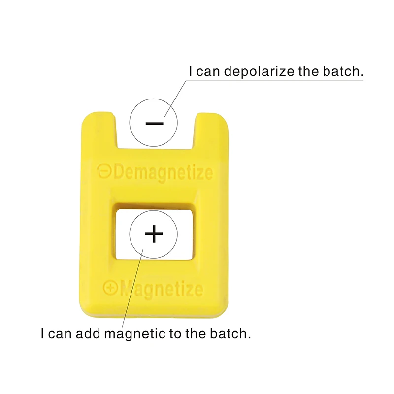 Screwdriver batch head plus magnetic degaussing strong device hand tool magnetic circle fast magnetizer demagnetizer dual-use
Screwdriver batch head plus magnetic degaussing strong device hand tool magnetic circle fast magnetizer demagnetizer dual-use