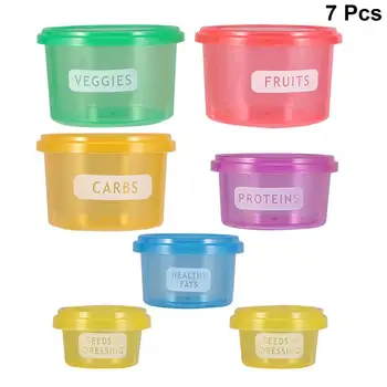 1 Set 7 Pcs Diet Portion Control Containers Fresh-keeping Food Box Multifunctional Food Storage Case Below 300ml
1 Set 7 Pcs Diet Portion Control Containers Fresh-keeping Food Box Multifunctional Food Storage Case Below 300ml