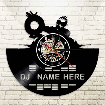 DJ Disco Hip Hop Rock Music Vinyl Record Wall Clock Customize Name Rock N Roll Home Decor Wall Watch For Music Lover Gift
DJ Disco Hip Hop Rock Music Vinyl Record Wall Clock Customize Name Rock N Roll Home Decor Wall Watch For Music Lover Gift